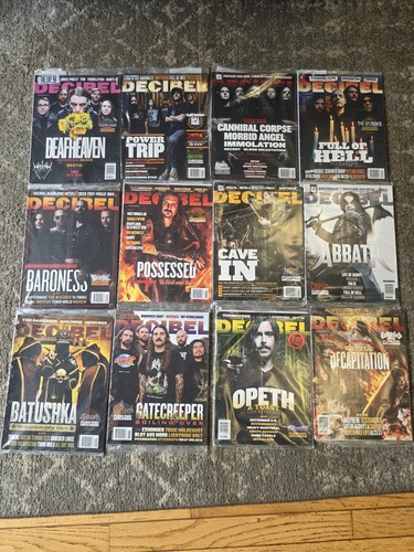 Huge decibel magazine lot 12 - decibel,