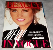 VOGUE MAGAZINE Autumn 1981 Health and Beauty SYLVIA KRISTEL VINTAGE 1980s UK