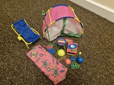 Vintage Retro 1990s 1980s Sindy Outdoor Fun Set Camping Tent & Accessories