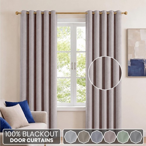 Linen style blackout curtains - style,
