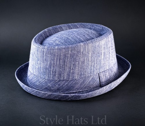 Unisex pork pie hat cotton - unisex,