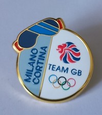 OFFICIALLY LICENSED TEAM GB MILANO CORTINA WINTER OLYMPIC PIN
