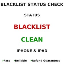Apple IPhone IPad BLACKLIST STATUS CHECK IMEI SERIAL Fast Service