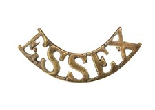 Essex shoulder title brass - shoulder,