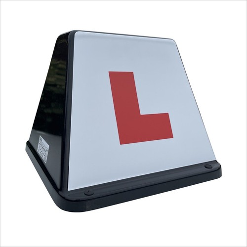 Driving school roof - roof, sign