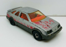 MATCHBOX FORD SIERRA XR4I SILVER METALLIC 1983 1:58 ENGLAND 32