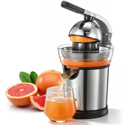 Electric citrus juicer clear - citrus, juicer,