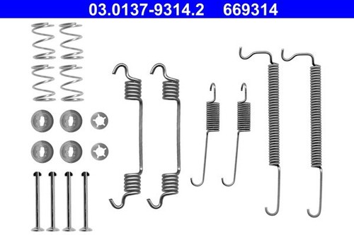 Brake shoes accessory kit for - brake,