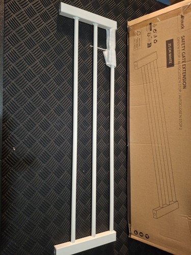 Hauck white stair safety gate - hauck,