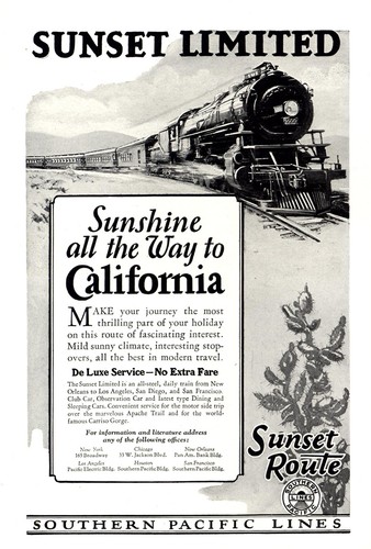 1926 southern pacific lines - southern,