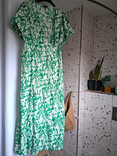 New look green white - new, floral