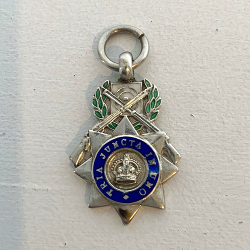 Rare military silver musketry - military,