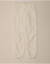 PUMA Womens Tracksuit Trousers Joggers UK 14 Medium White Polyester XX10