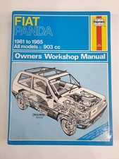 MOTORING-HAYNES-793-FIAT PANDA-1981 TO 1985-ALL MODELS-OWNERS WORKSHOP MANUAL