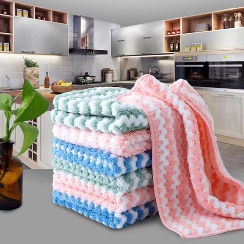 5pcs microfiber cleaning rags - microfiber,