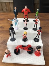 Disney Pixar The incredibles 2 figures x 12, cake toppers