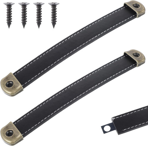 Pcs leather handles for - 2,