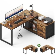 Corner Desk with 3 Drawers