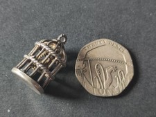 Vintage Silver Bird Cage