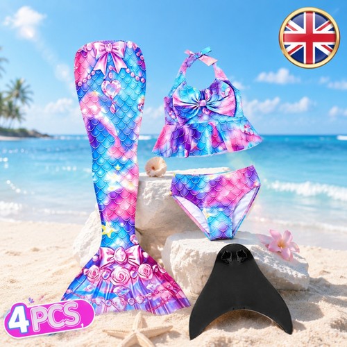 Kids mermaid tail with - with, monofin