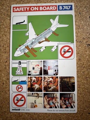Swissair b747 safety - swissair,