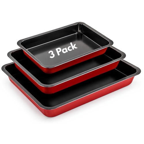 3pcs non stick - stick, tray