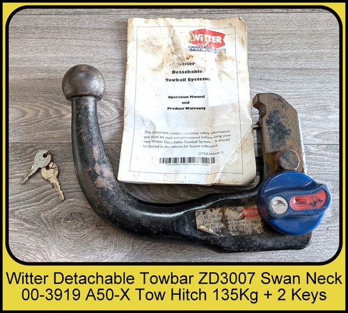 Witter detachable towbar - witter,