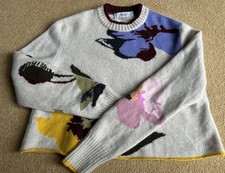 Pringle Womens Wool Cropped Long Sleeve Jumper, M