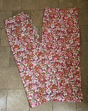 Vintage Retro Floral Curtains