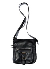 Y2K St Johns Bay Black Leather