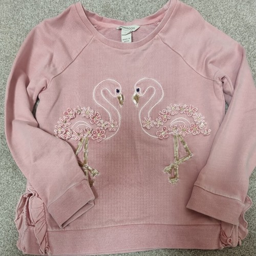 Girls flamingo jumper - girls,