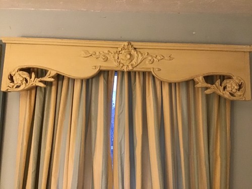 Antique pair painted - pair, wood