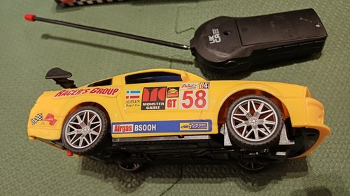Racing car toy yellow - racing,