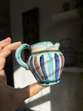 Vintage Tintagel Cornwall Studio Pottery Milk Jug / Small Jug Hand Thrown 8cm