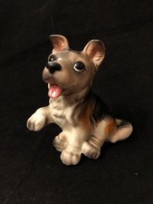Vintage ceramic dog figurine