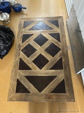 Flamant solid elm and leather