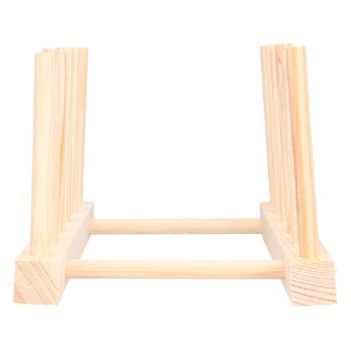 Bamboo dish rack grids - rack,