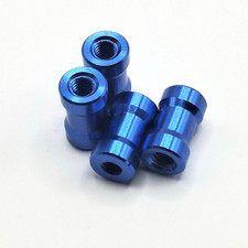 RC car plane boat heli drone  standoff spacer m3x6x10 mm aluminium blue 4pcs
