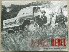 RELIANT REBEL Car Sales Brochure 1966
