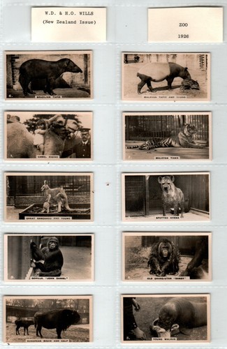 Wills zoo - zealand, issue)