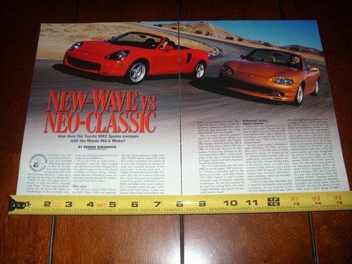 2000 mazda miata - mx-5, vs.
