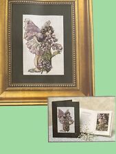 Cross Stitch Kit The Flower Fairies,  The Heliotrope Fairy 12 cm X 9.5 cm UNUSED