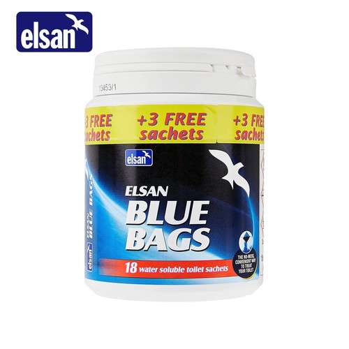 Elsan blue bag toilet sachets - toilet,