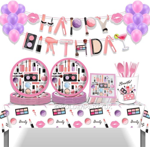 Makeup themed party - themed, supplies