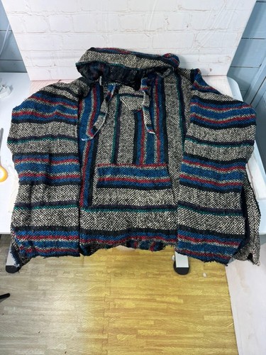Mexican baja hippie hoodie
