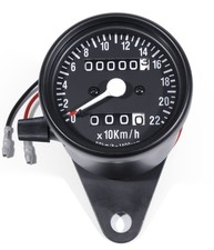 Mini Speedometer 60mm Black