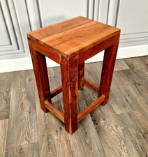 Rustic Chunky Side Table Heavy