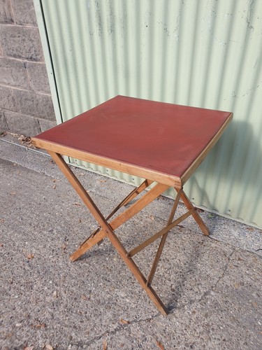 Vintage card tea table - , top