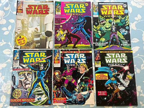 Vintage star wars weekly - star,