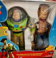 Toy Story Buzz Lightyear & Woody “Interactive Buddies”  Talk To Each Other